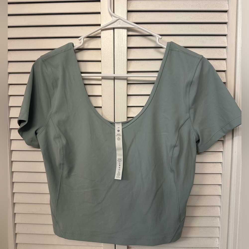 lululemon athletica Light Green Align Tee